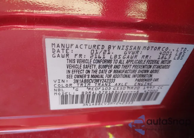 3N1AB8CV3MY242333: 44132909