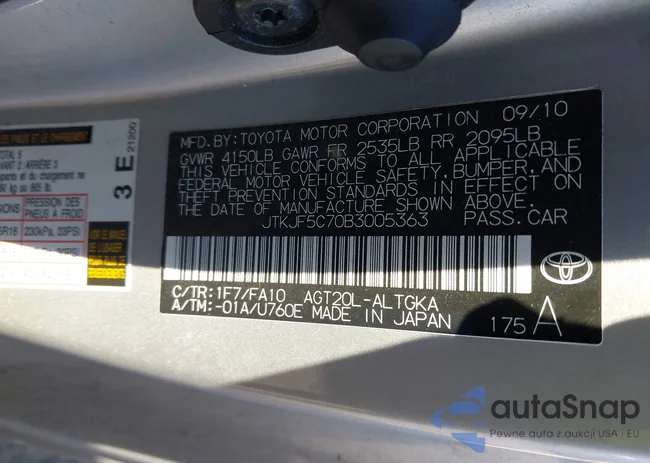 JTKJF5C70B3005363: 44132931