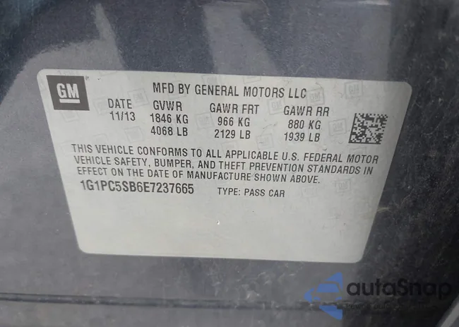 1G1PC5SB6E7237665: 44132083