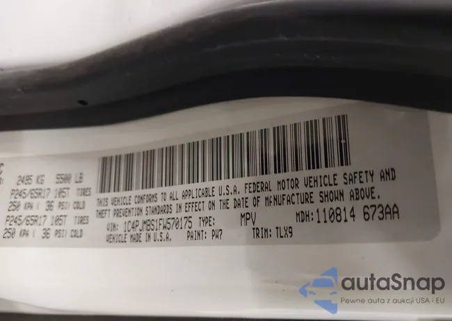 1C4PJMBS1FW570175: 44132199