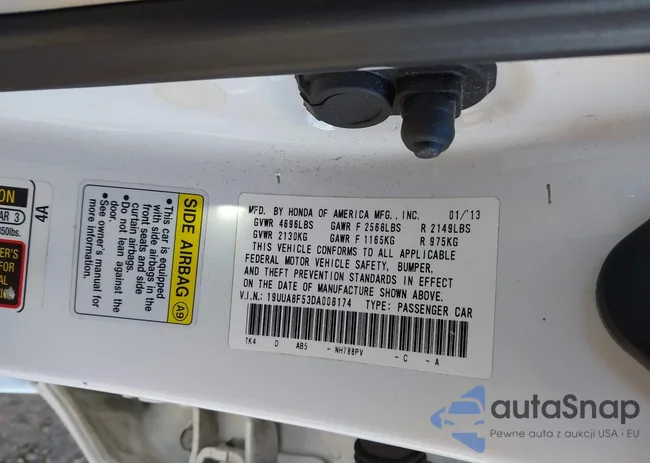 19UUA8F53DA008174: 44132265