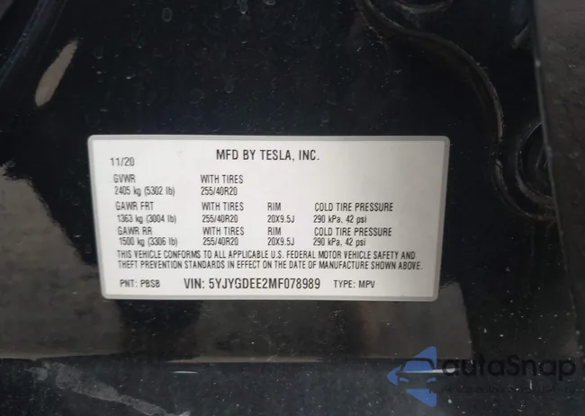 5YJYGDEE2MF078989: 44133485