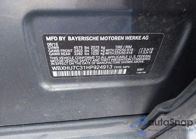 WBXHU7C31HP924913: 44133631