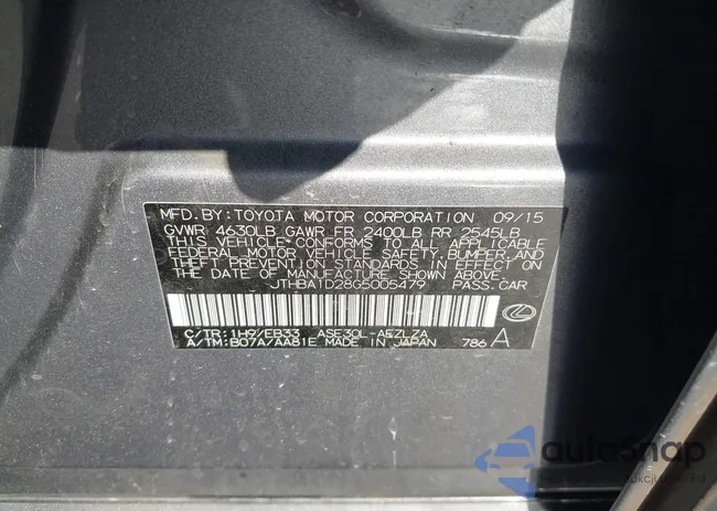 JTHBA1D28G5005479: 44133683