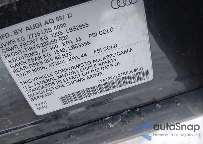 WA132BFZ7RP008801: 44133697