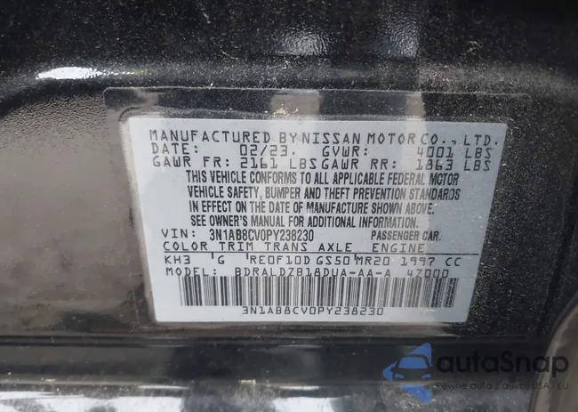 3N1AB8CV0PY238230: 44133853