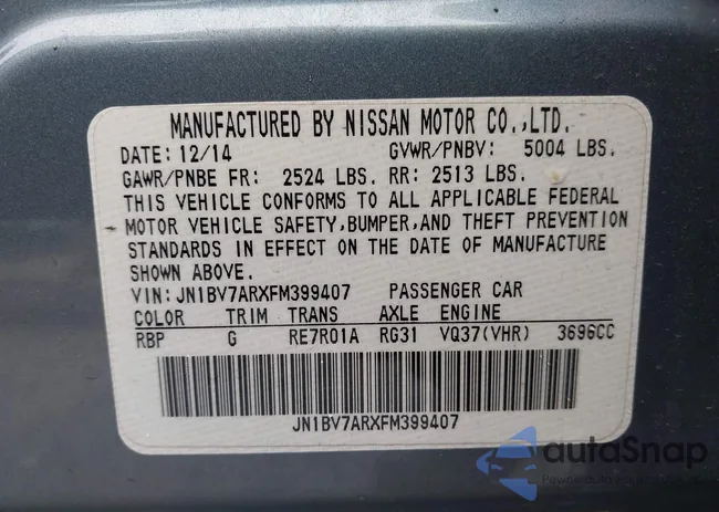 JN1BV7ARXFM399407: 44133924