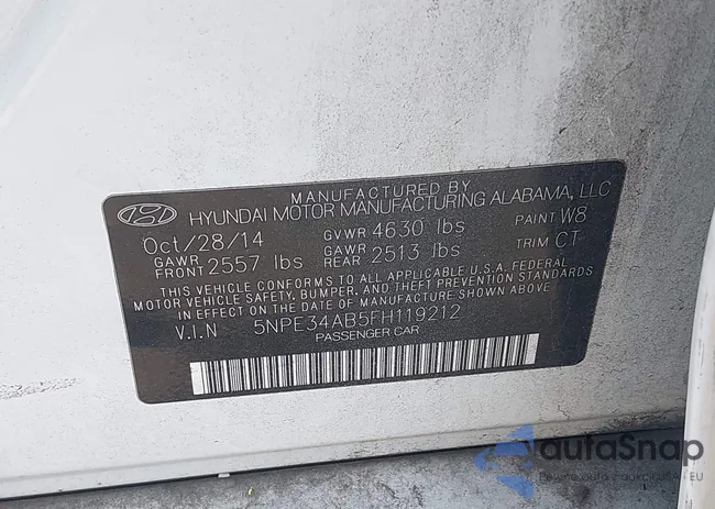 5NPE34AB5FH119212: 44133962