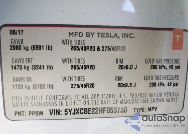 5YJXCBE22HF053730: 44133133