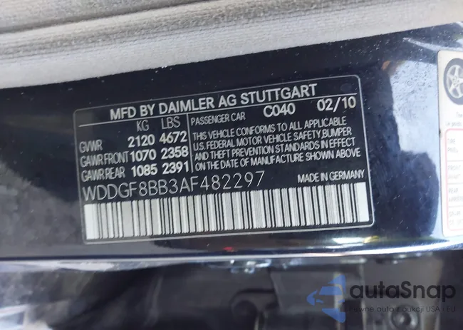 WDDGF8BB3AF482297: 44133243