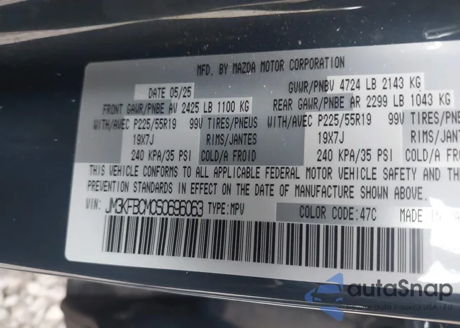 JM3KFBCM0S0696063: 44133350