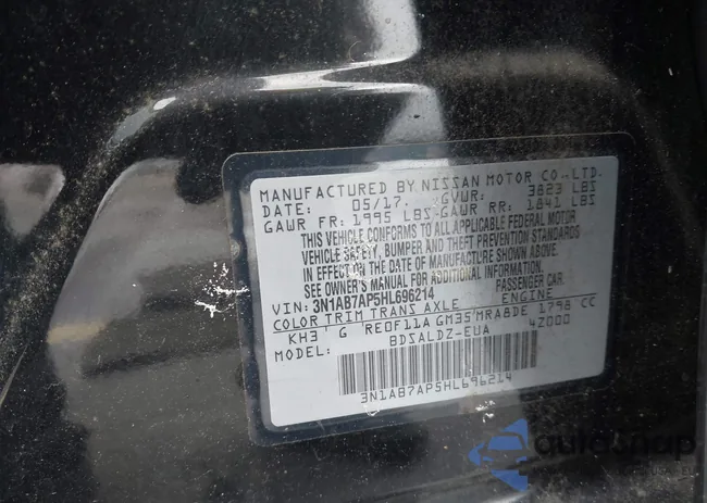 3N1AB7AP5HL696214: 44133373