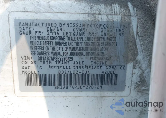 3N1AB7AP3EY270729: 44133411