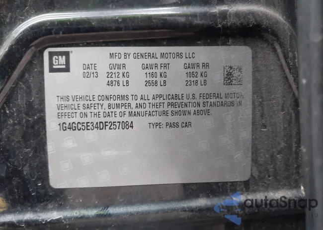 1G4GC5E34DF257084: 44133427