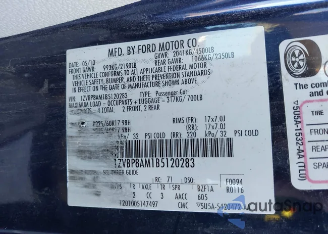 1ZVBP8AM1B5120283: 44134471