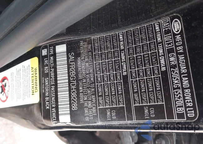 SALFR2BG7DH382288: 44134551