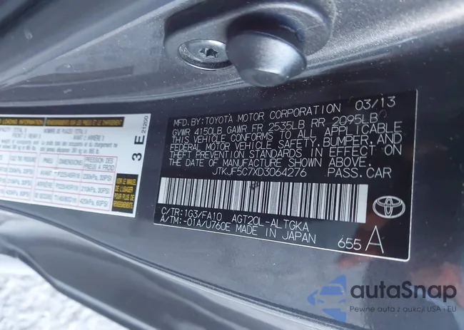 JTKJF5C7XD3064276: 44134774