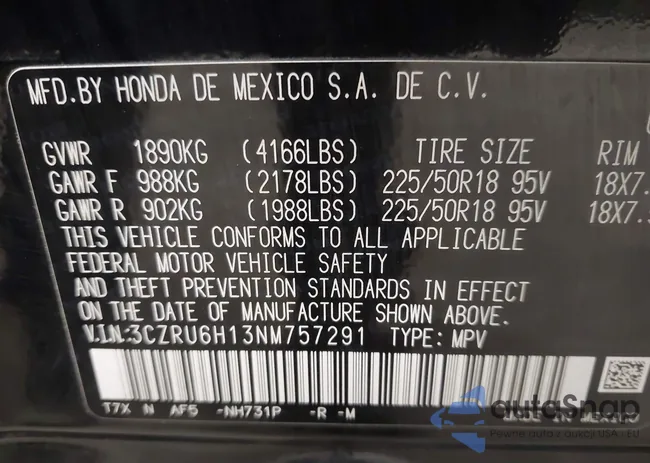 3CZRU6H13NM757291: 44134793