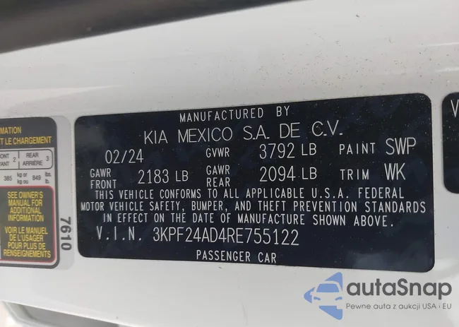 3KPF24AD4RE755122: 44134953