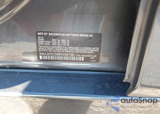 WBA3D5C59EKX98786: 44134083