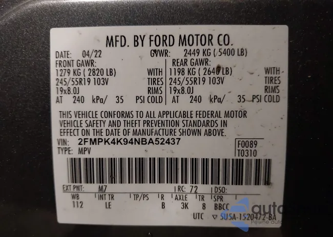 2FMPK4K94NBA52437: 44134131