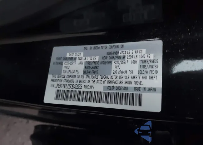 JM3KFBBL6S0549853: 44134227