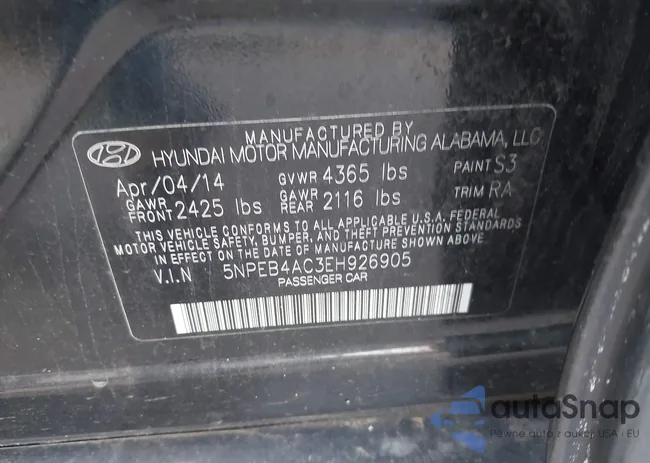 5NPEB4AC3EH926905: 44134399