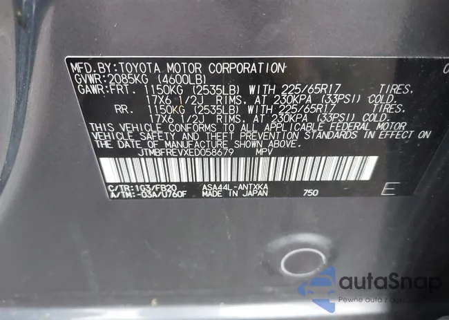 JTMBFREVXED058679: 44134408