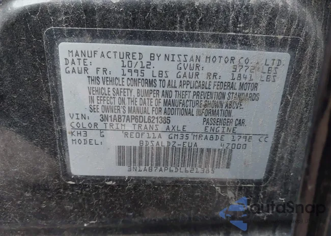 3N1AB7AP6DL621385: 44134452