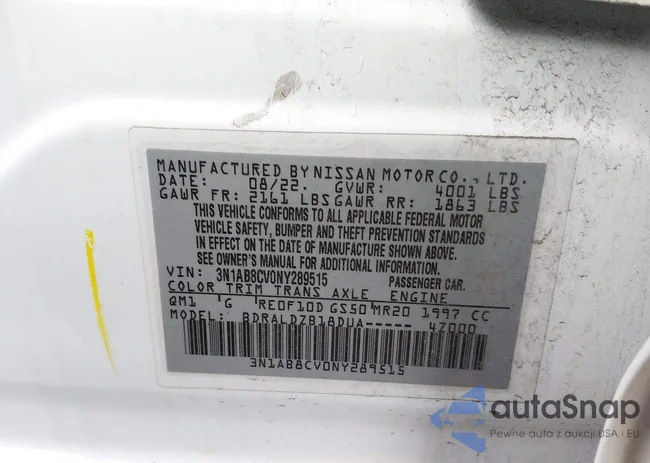 3N1AB8CV0NY289515: 44134462