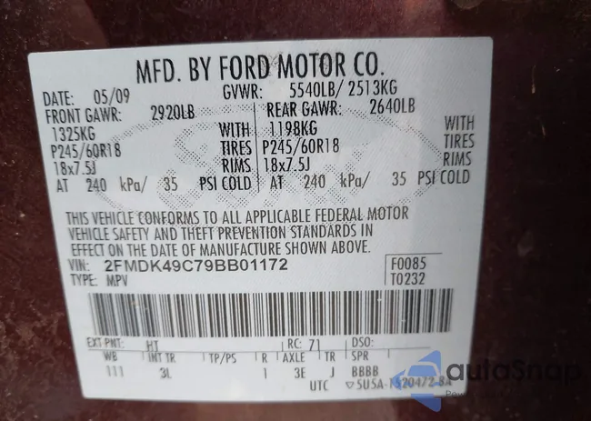 2FMDK49C79BB01172: 44135505