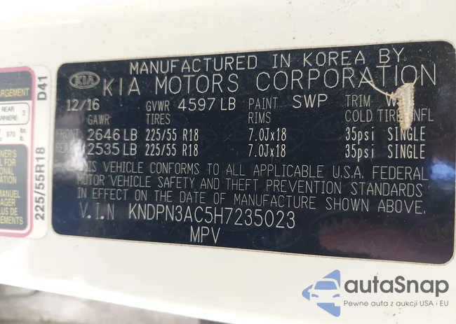 KNDPN3AC5H7235023: 44135531