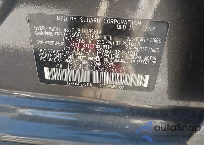 JF2GUHDC0S8224073: 44135658