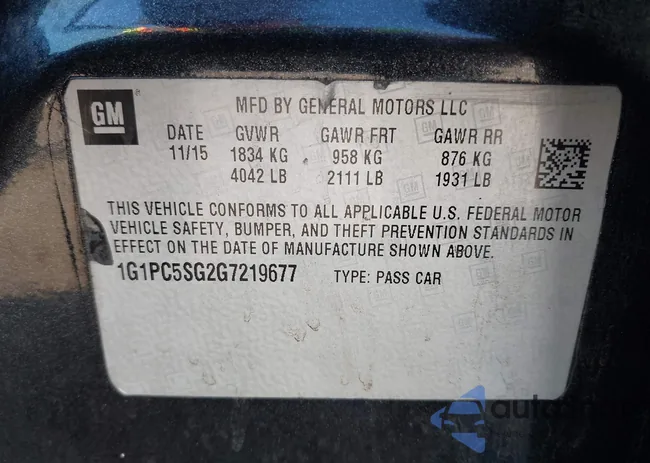 1G1PC5SG2G7219677: 44135659