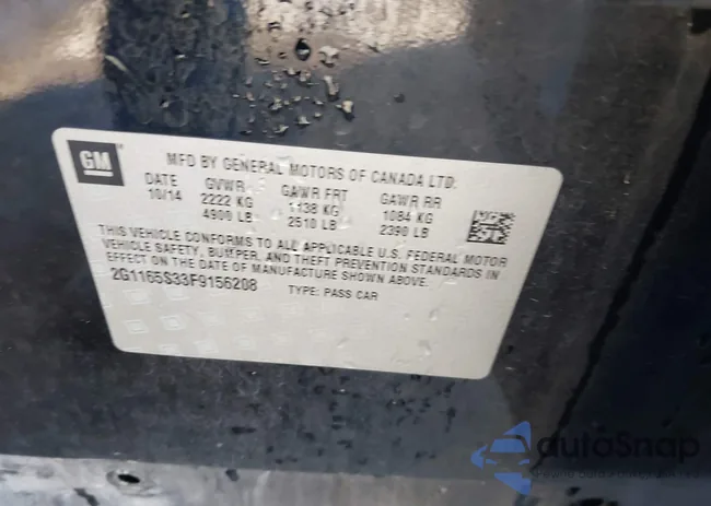 2G1165S33F9156208: 44135703