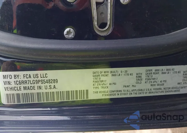 1C6RR7LG9PS548289: 44135824