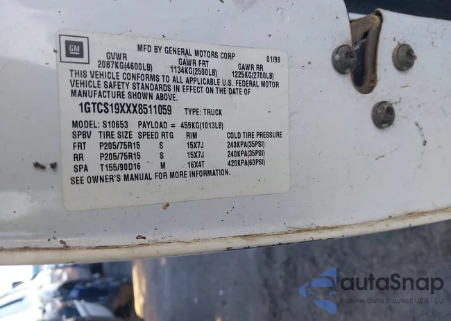1GTCS19XXX8511059: 44135857