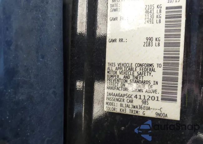 1N4AA6AP5GC411201: 44135864