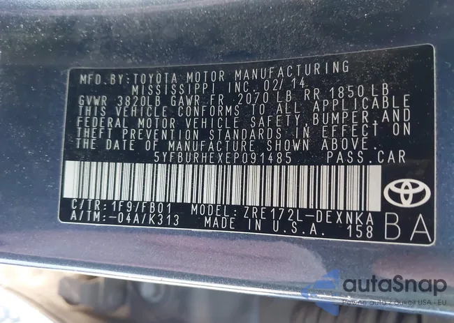 5YFBURHEXEP091485: 44135953