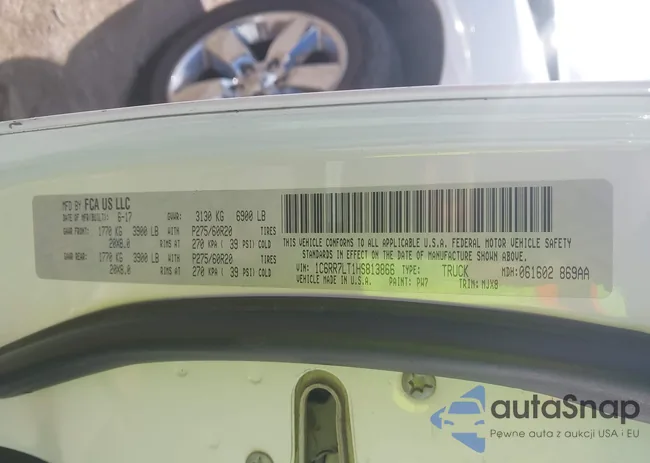 1C6RR7LT1HS813866: 44135973