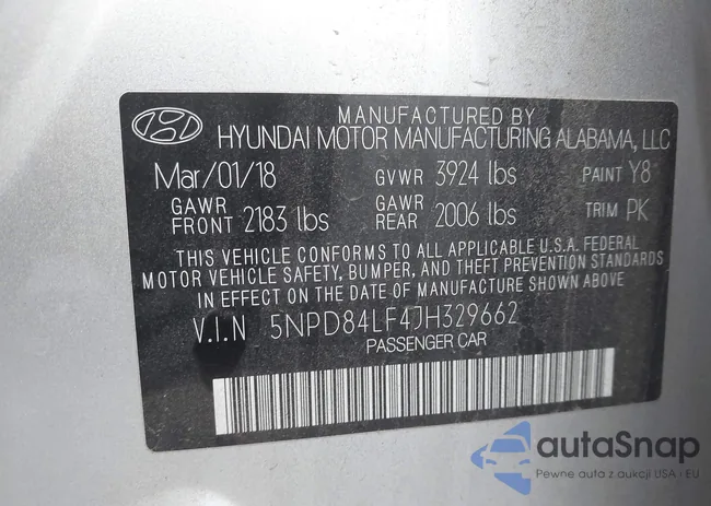 5NPD84LF4JH329662: 44135082