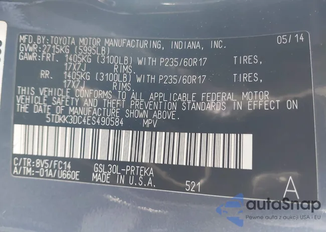 5TDKK3DC4ES490584: 44135162