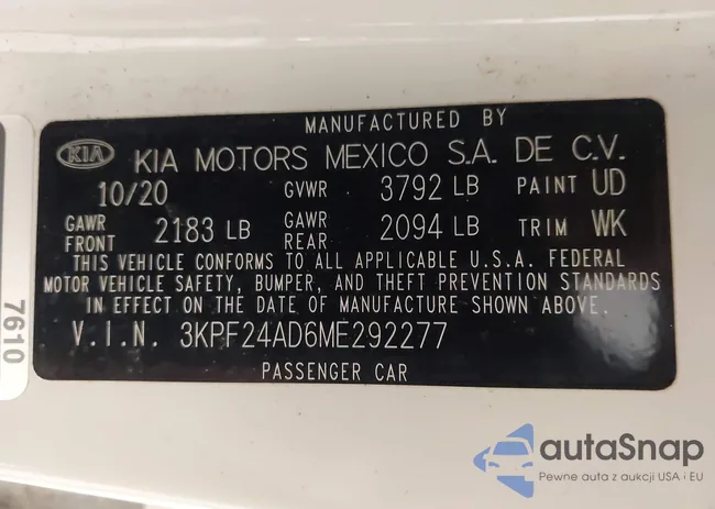 3KPF24AD6ME292277: 44135227