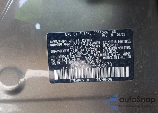 JF2SKARC2PH504679: 44135250