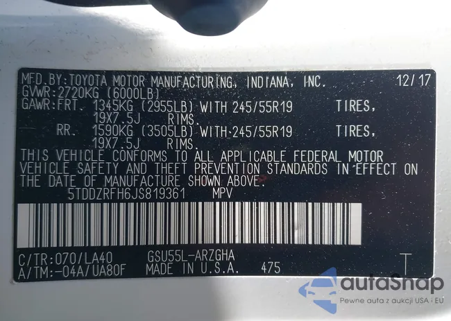 5TDDZRFH6JS819361: 44135418