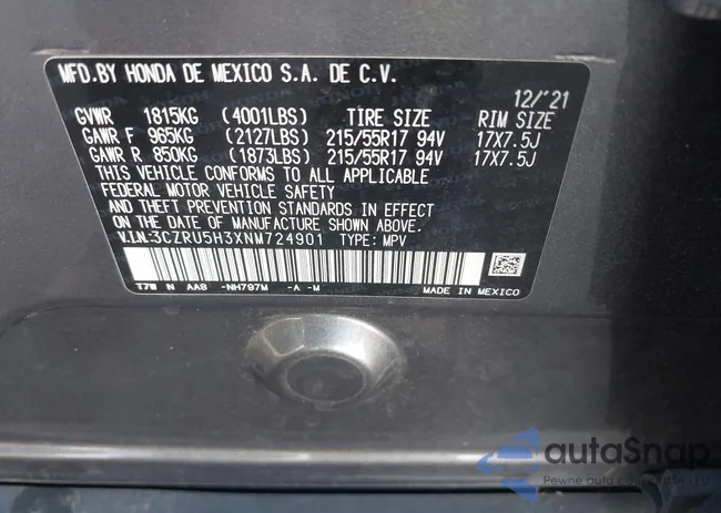 3CZRU5H3XNM724901: 44136492