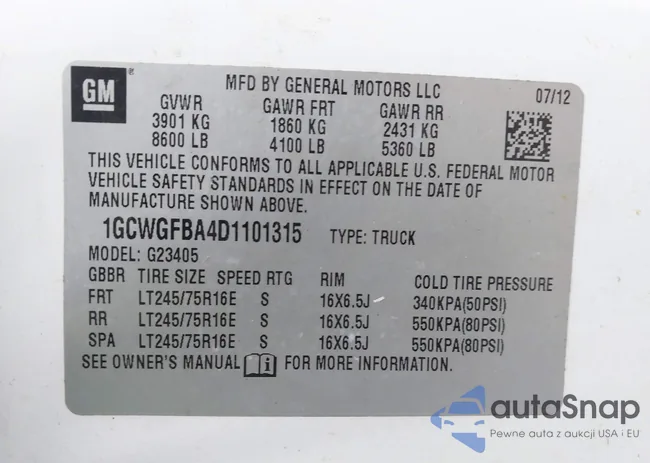 1GCWGFBA4D1101315: 44136595