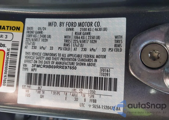 3FMCR9B69RRE97650: 44136674