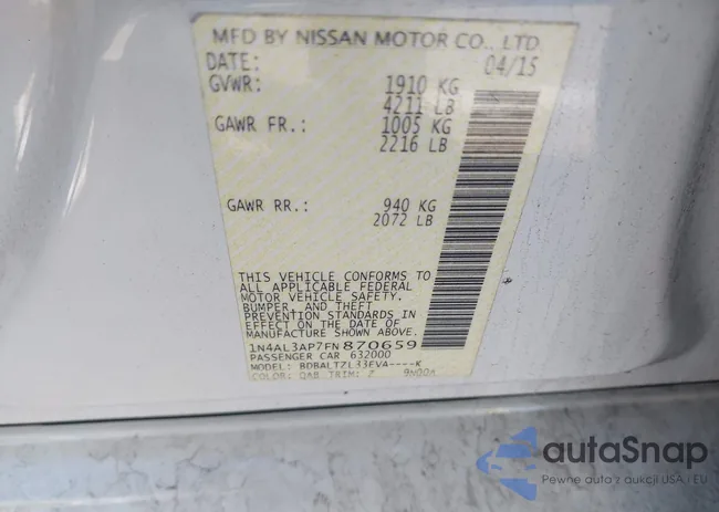 1N4AL3AP7FN870659: 44136714