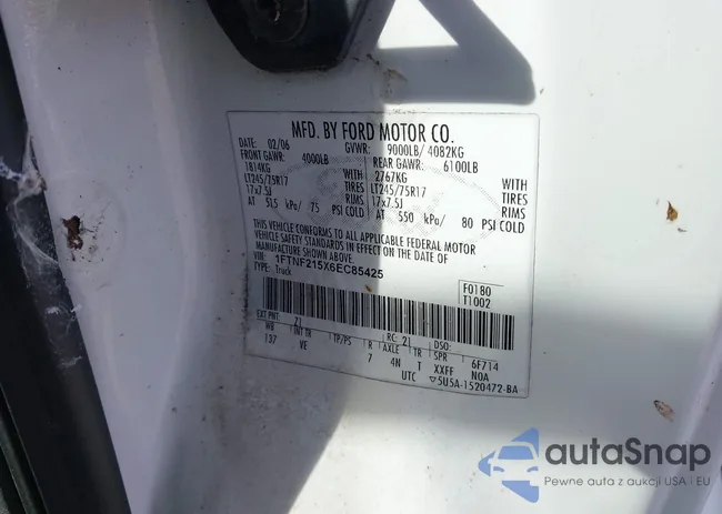 1FTNF215X6EC85425: 44136769